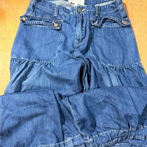 Stylish Blue Flare Jeans for Women